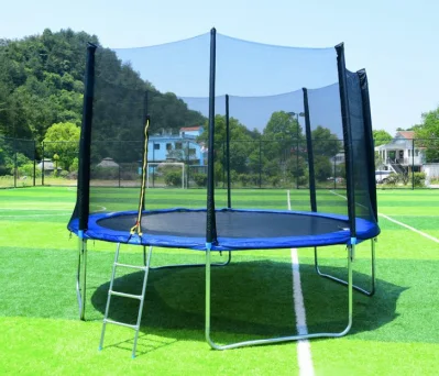 Trampoline combiné pour enfants, couverture à ressort en PVC, saut à rebond, Fitness en plein air