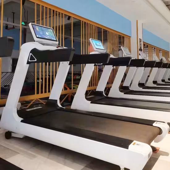 Tapis roulant motorisé électrique commercial d'équipement de gymnase de forme physique pour le club et la maison utilisant avec le moteur à courant alternatif