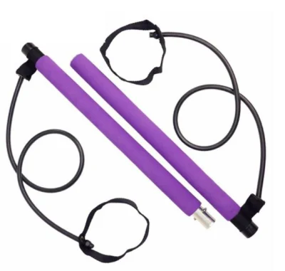 Corde élastique de Yoga domestique, bâton Portable, Expansion de la poitrine, bras, tige de Force, Pilates, Fitness, barre de traction